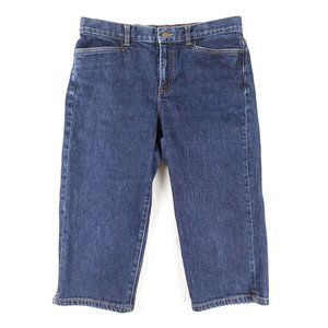 Lauren Ralph Lauren Classic Midcalf Jeans Women's 8P 30" Waist Cropped Denim